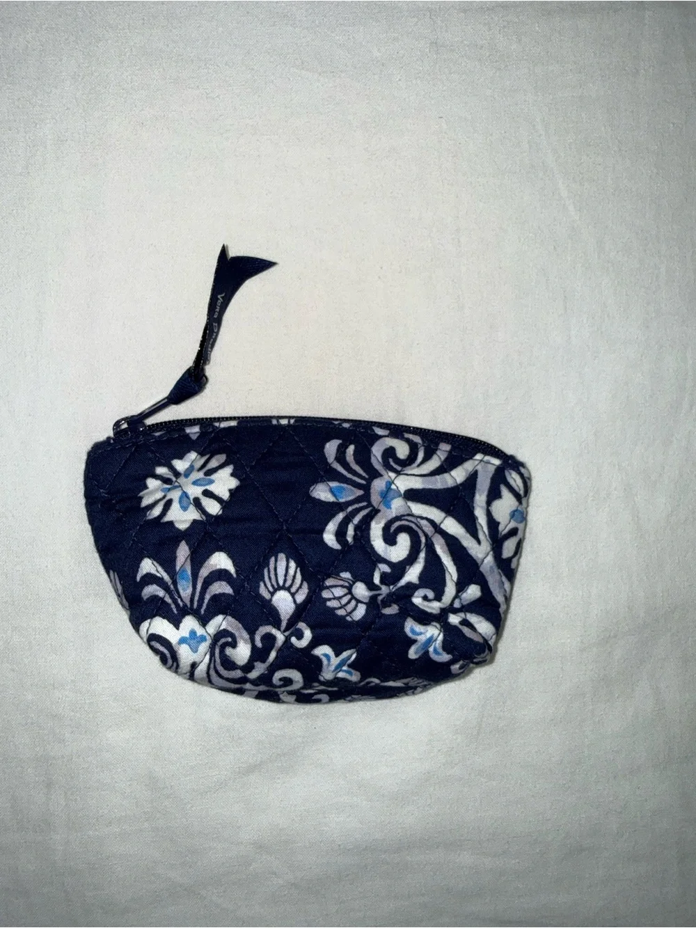 Vera Bradley Steel Blue Medallion Pouch